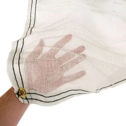 Poly Burlap Tarp Woven Polypropylene Grommets 12.5ft X 24ft -Starry Sky Garden 1224pp 3