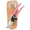 Pink Leonard Traditional Bypass Pruner With Case -Starry Sky Garden 1286pcom