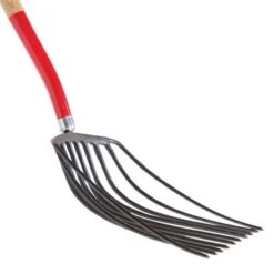 10-Tine Razor-Back® Forged Steel Scoop Fork, 30-inch D-Grip Handle -Starry Sky Garden 1427f 2 1