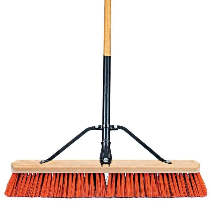 Leonard Dual Bristle Push Broom, 30-Inch Wide Block 4 Leonard Dual Bristle Push Broom, 30-Inch Wide Block - Image 2