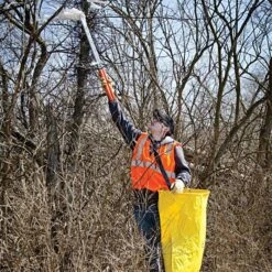 Clean Up Bag 18in Diameter With Shoulder Strap -Starry Sky Garden 18lb 4