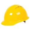 Safety Helmet Vented W/Access Slots 4-Point Mega Ratchet Suspn Yellow -Starry Sky Garden 19452yeeram angle 1
