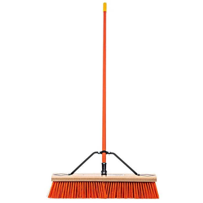 Leonard 24-Inch Heavy-Duty Push Broom With Steel Handle 3 Leonard 24-Inch Heavy-Duty Push Broom With Steel Handle