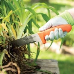 Leonard Wavy Edge Stainless Steel Cut-All Knife, 8-Inch Blade -Starry Sky Garden 4041t 7