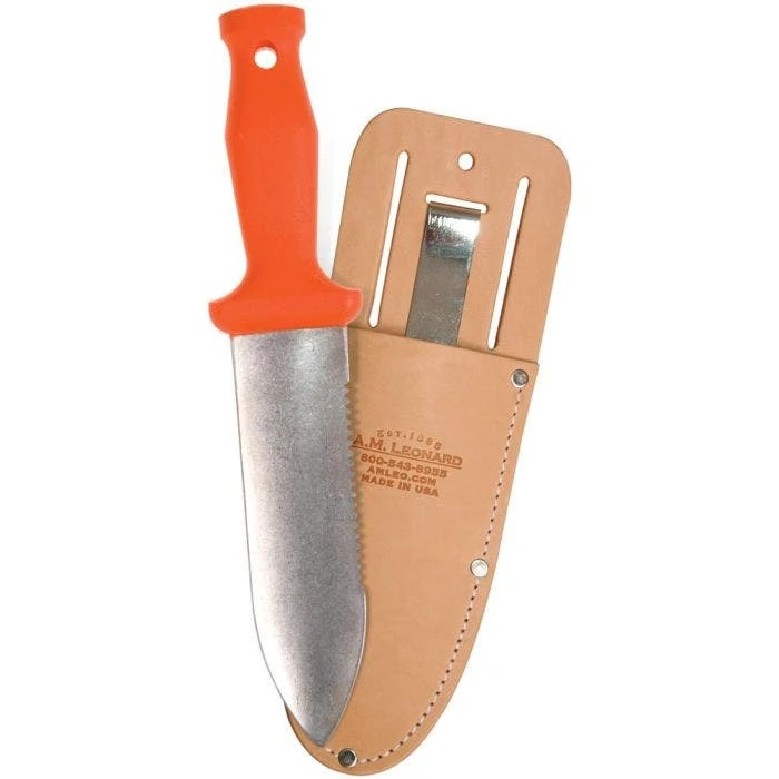 Leonard Classic Soil Knife And Sheath Combo 3 Leonard Classic Soil Knife And Sheath Combo