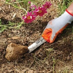 Deluxe Stainless Steel Soil Knife By A.M. Leonard, 6in Dual Edged Blade, Lifetime Warranty -Starry Sky Garden 4752 6