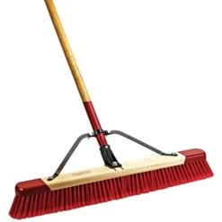 Harper Dual Bristle Broom Plastic Fibers 30in Wide