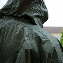 Premium Polyester Coated Rainsuit, Green, Extra Large -Starry Sky Garden 71 1000 4 4