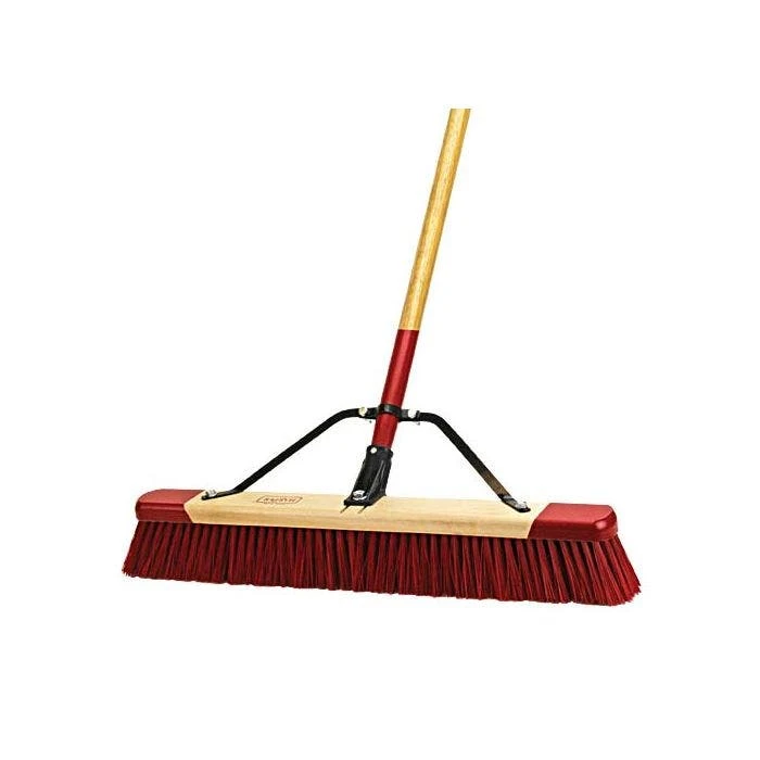 Harper Medium Stiff Bristle Broom Plastic Fibers 24in Wide 3 Harper Medium Stiff Bristle Broom Plastic Fibers 24in Wide