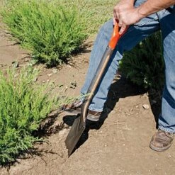 Leonard Classic Full-Strap Spade, D-Grip Handle -Starry Sky Garden a13m 6 1