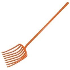 Leonard 8-Tine All Poly Scoop Fork, 63-inch Length -Starry Sky Garden apf805 2