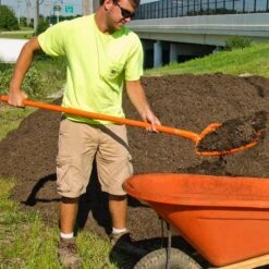 Leonard 8-Tine All Poly Scoop Fork, 63-inch Length -Starry Sky Garden apf805 4