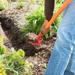 Leonard Trenching Shovel With 5-Inch Wide Blade -Starry Sky Garden ats5 6