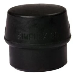 Simplex 60mm, Black, Medium/Hard, Rubber Insert