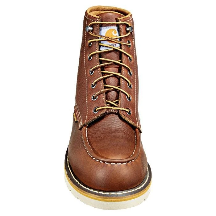Carhartt Men's Steel Toe Wedge Boots, Tan, Size 8 Wide 8 Carhartt Men's Steel Toe Wedge Boots, Tan, Size 8 Wide - Image 6