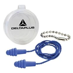 Quattro™ Reusable Corded Ear Plug, With Case & Chain, Box Of 50 Pair