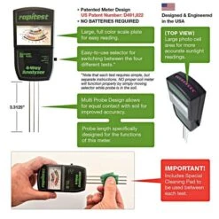 Electronic 4-Way Soil Analyzer Meter -Starry Sky Garden fw1880 2