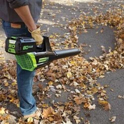Greenworks Pro 80V Li-Ion Cordless Blower With Battery And Charger -Starry Sky Garden gbl320 3