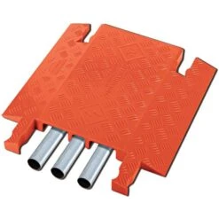 Guard Dog; 3-Channel Cable And Hose Protector, Orange