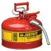 Justrite Type II Accuflow Safety Can, 2.5 Gal, Red 1 Justrite Type II Accuflow Safety Can, 2.5 Gal, Red -Starry Sky Garden jr225 5