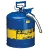 Justrite Type II Accuflow Safety Can, 5 Gal, Blue -Starry Sky Garden jr2503 7