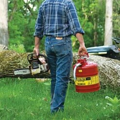 Justrite Type II Accuflow Safety Can, 5 Gal, Red -Starry Sky Garden jr250 3 1