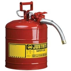 Justrite Type II Accuflow Safety Can, 5 Gal, Red