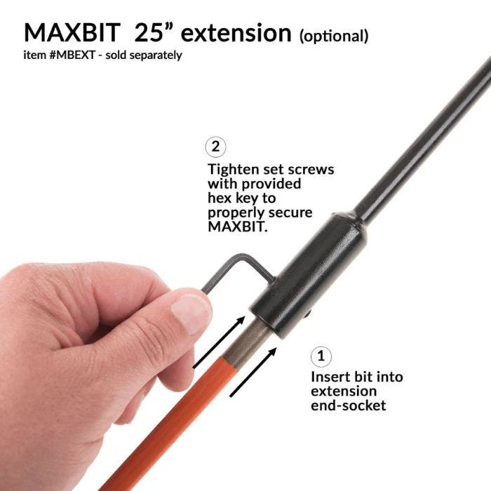 The MAXBIT 6-inch Garden Hole Digging Drill Bit 5 The MAXBIT 6-inch Garden Hole Digging Drill Bit - Image 3