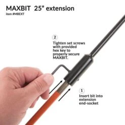 The MAXBIT Garden Hole Digging Drill Bit Kit -Starry Sky Garden mbx px 10