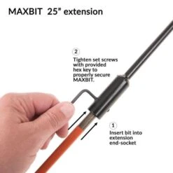 The MAXBIT Garden Hole Digging Drill Bit Kit -Starry Sky Garden mbx px 4