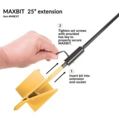 The MAXBIT Garden Hole Digging Drill Bit Kit -Starry Sky Garden mbx px 8