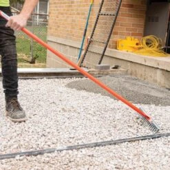 Leonard All-Steel Straight Rake With 18-Inch Head -Starry Sky Garden mr18 4