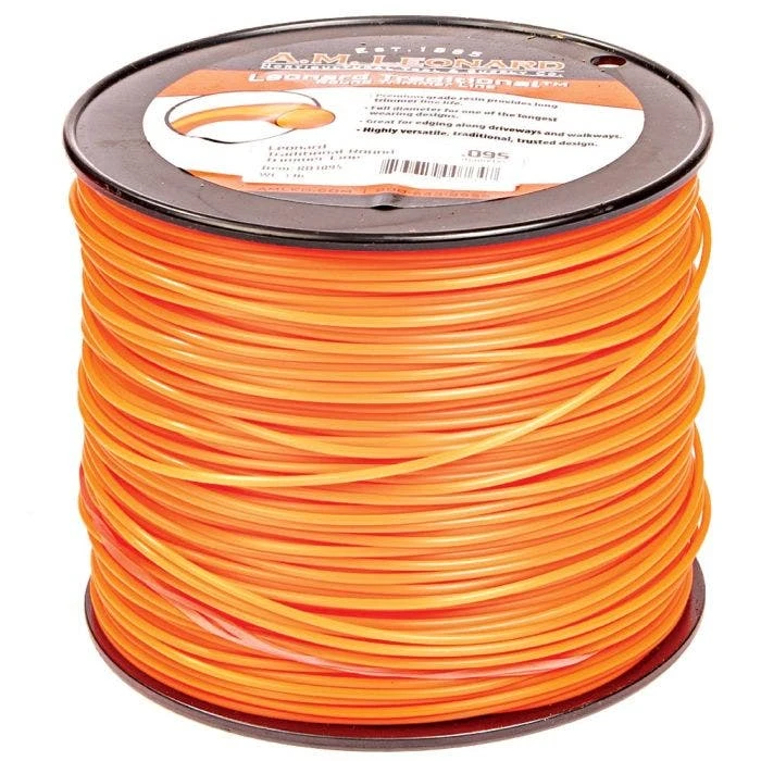 Leonard Traditional Round Trimmer Line, .095-Inch Diameter, 3-Pound Spool 3 Leonard Traditional Round Trimmer Line, .095-Inch Diameter, 3-Pound Spool