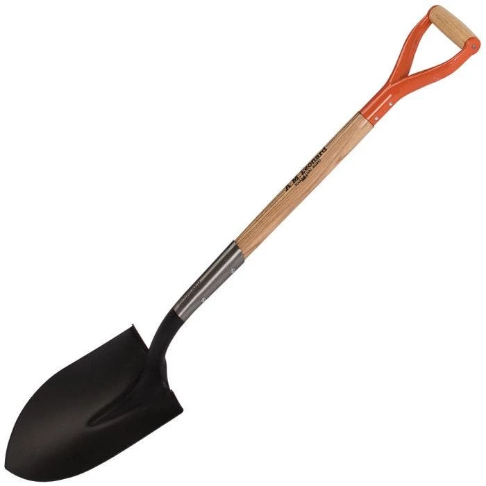 Leonard Round Point, Open Back Shovel W/ D-Grip Handle 4 Leonard Round Point, Open Back Shovel W/ D-Grip Handle - Image 2