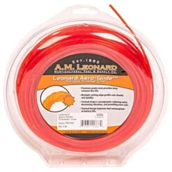 Leonard Aero-Glide Twisted Trimmer Line, .105-Inch Diameter, 1-Pound Donut