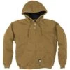 BERNE Original Washed Hooded Jackets, Driftwood, Standard Sizes -Starry Sky Garden vp hj375dwr