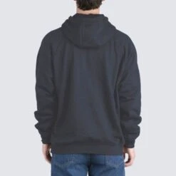 BERNE Mastic Thermal-Lined Hooded Quarter-Zips, Gray, Standard Sizes -Starry Sky Garden vp sp350grys 2